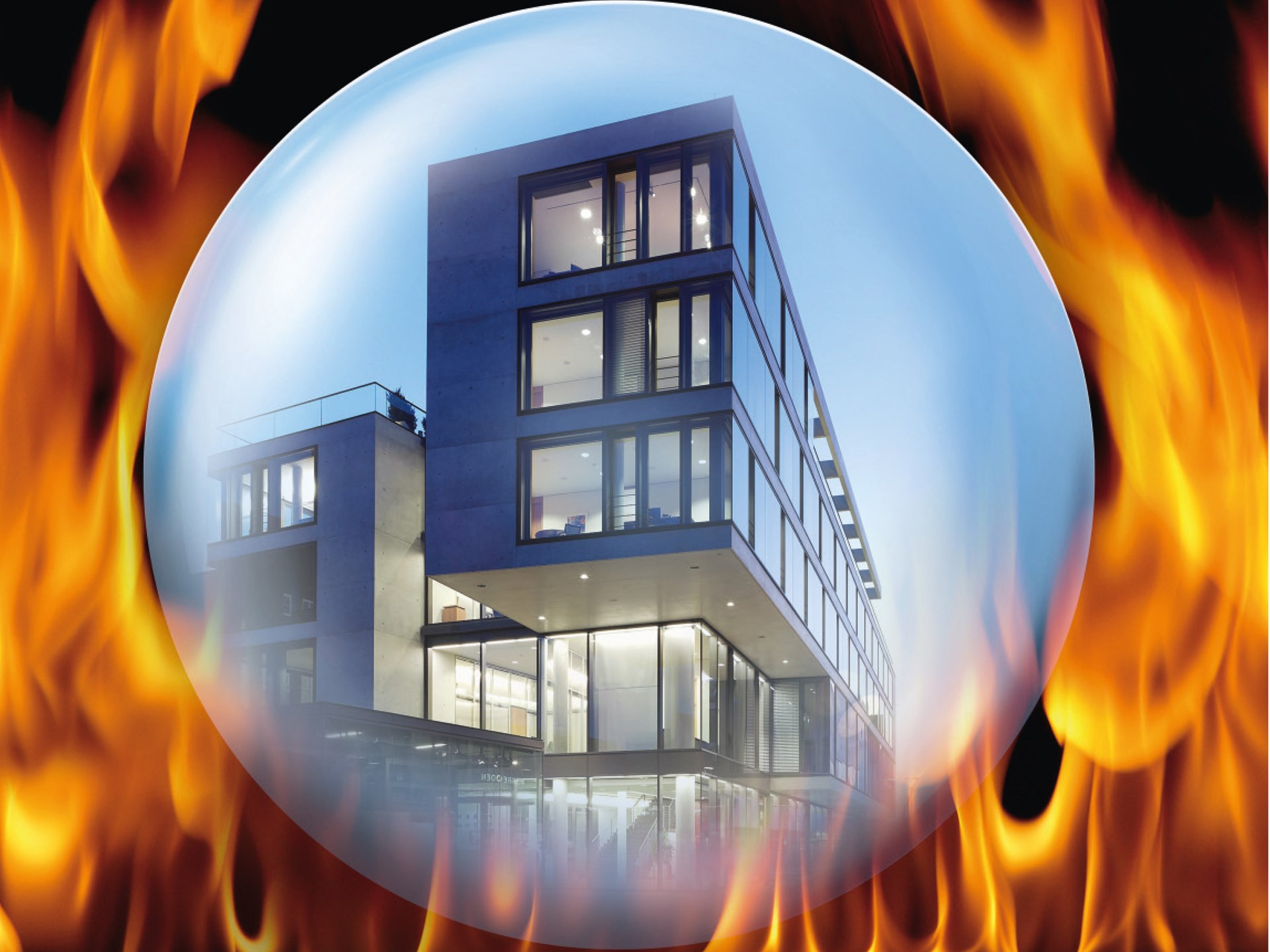 WICTEC 50FP/60FP-Fachada con protección al fuego