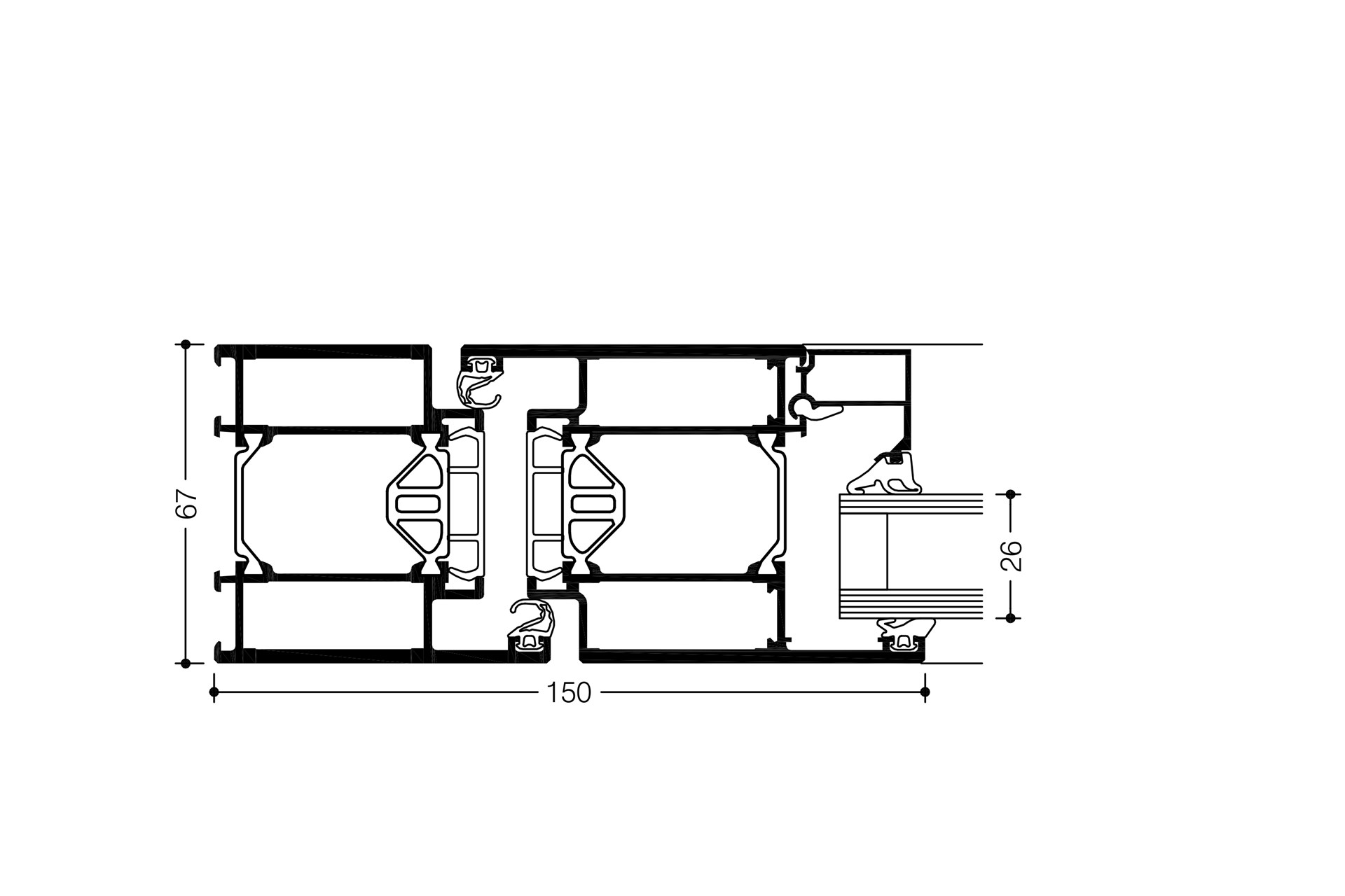 WICSTYLE 65 – version for high-traffic areas