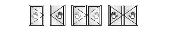Finger protection doors