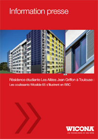 Résidence étudiante Les Allées Jean Griffon à Toulouse : Les coulissants Wicslide 65 s’illustrent en BBC