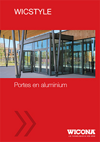 Couverture de la brochure Porte en aluminium WICSTYLE de WICONA