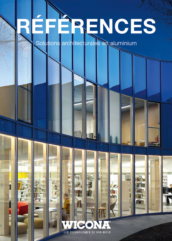 Couverture de la brochure Références WICONA 2017 - Solutions architecturales en aluminium
