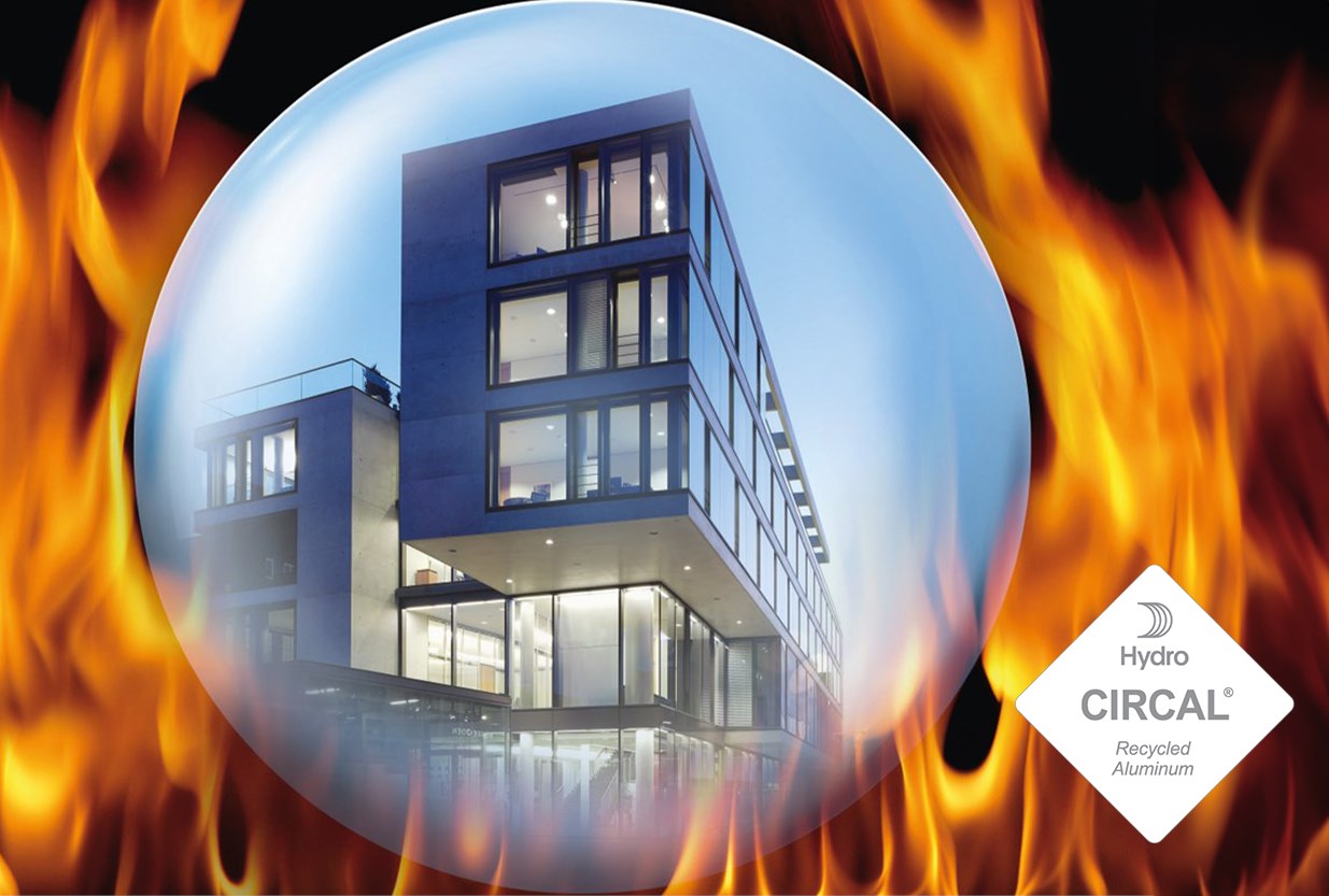 FAÇADE COUPE-FEU EI30, EI60, E30, E60 50/60MM WICTEC 50 FP / 60 FP