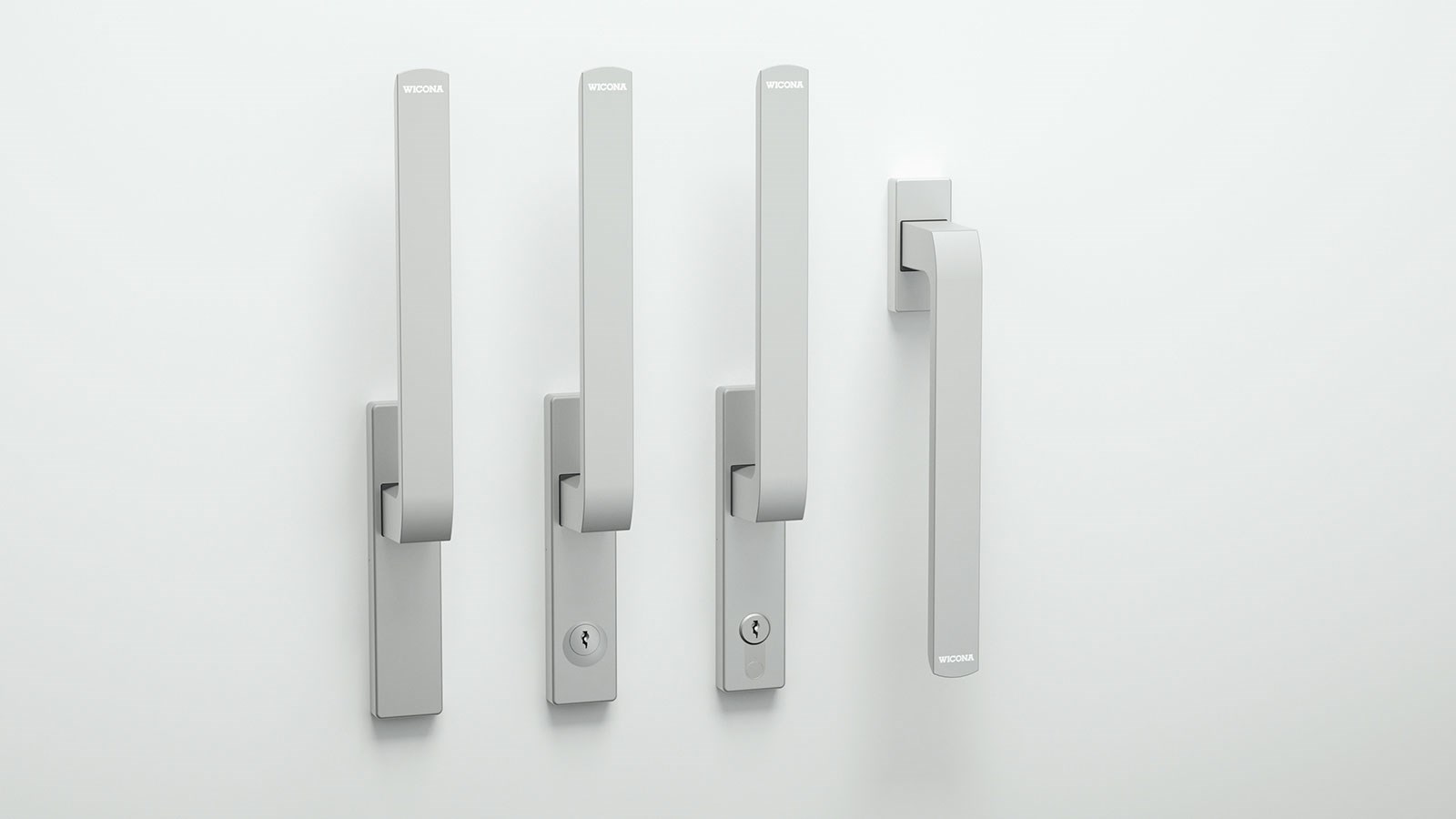 Detalle de la gama de manillas WICTOUCH para correderas © WICONA
